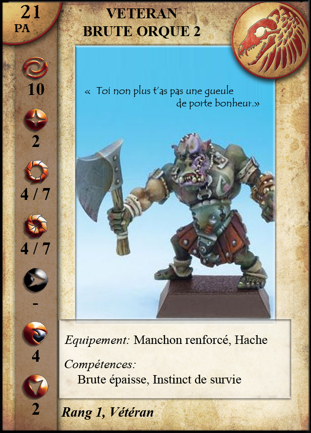 Vétéran Brute Orque 2 (Hache)